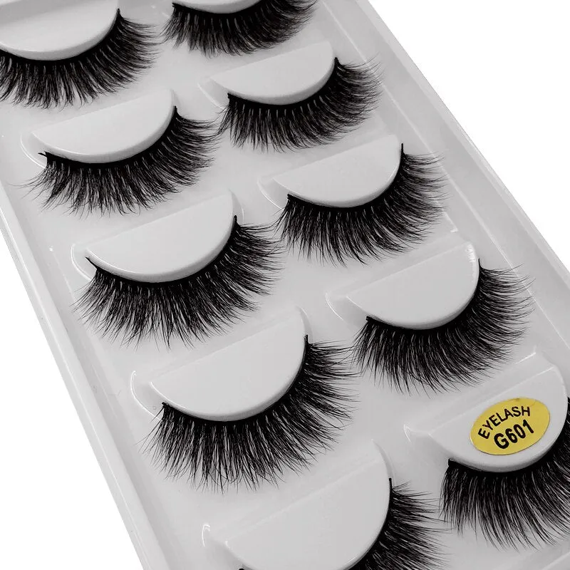 3D Eyelashes Hand made Reusable Natural Long Eyelashes 3D Mink Lashes Soft Dramatic Eye lashes For Makeup Cilios Mink Maquiagem