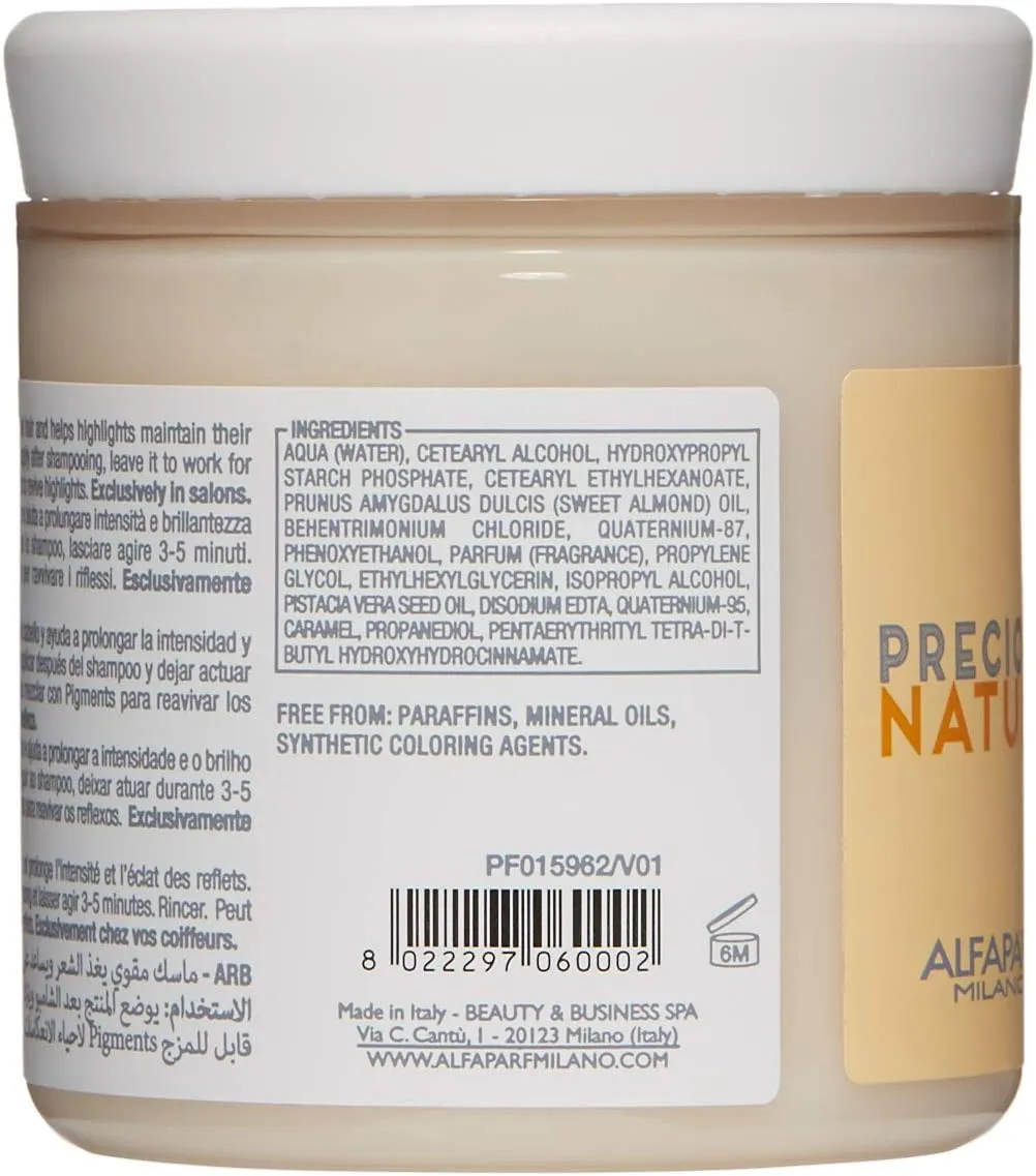 Alfaparf Milano Precious Nature Mask With Almond And Pistachio 200ml / 500ml