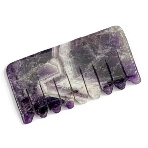 Amethyst Scalp Gua Sha Comb