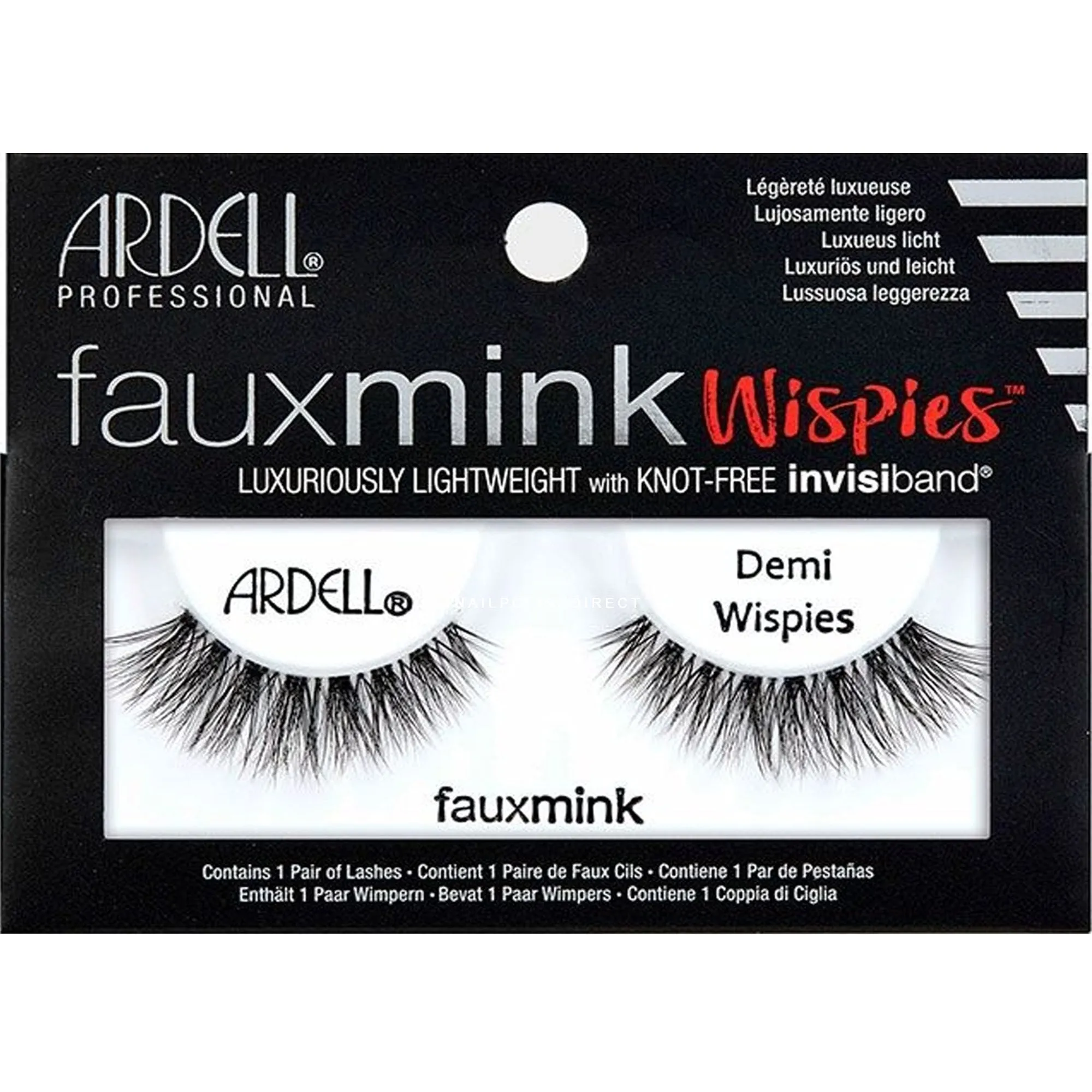 Ardell Strip Lashes, Faux Mink Demi Wispies