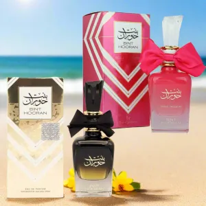 Bint Hooran Rose Passion & Bint Hooran EDP 100ml Perfumes by Ard Al Zaafaran Lattafa | Best GIFT for Women