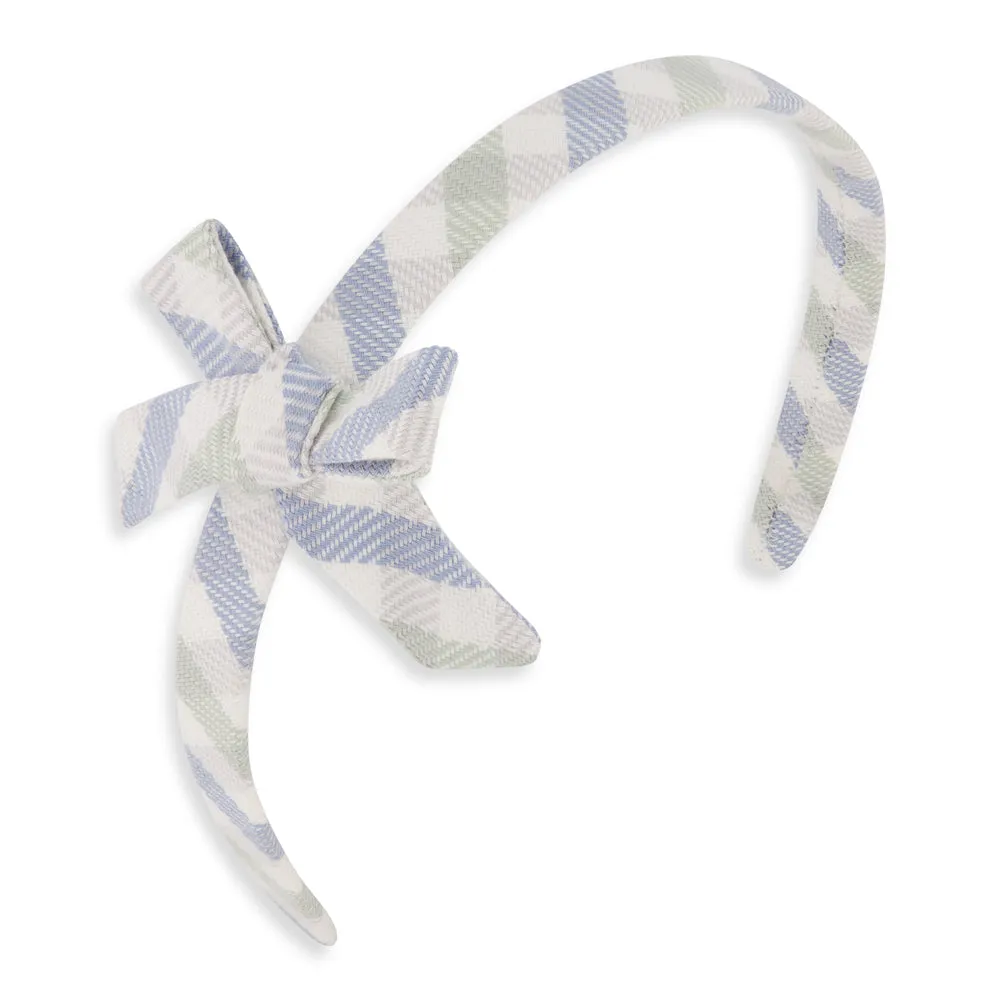 Bliss Printed Headband -- Carlisle Plaid