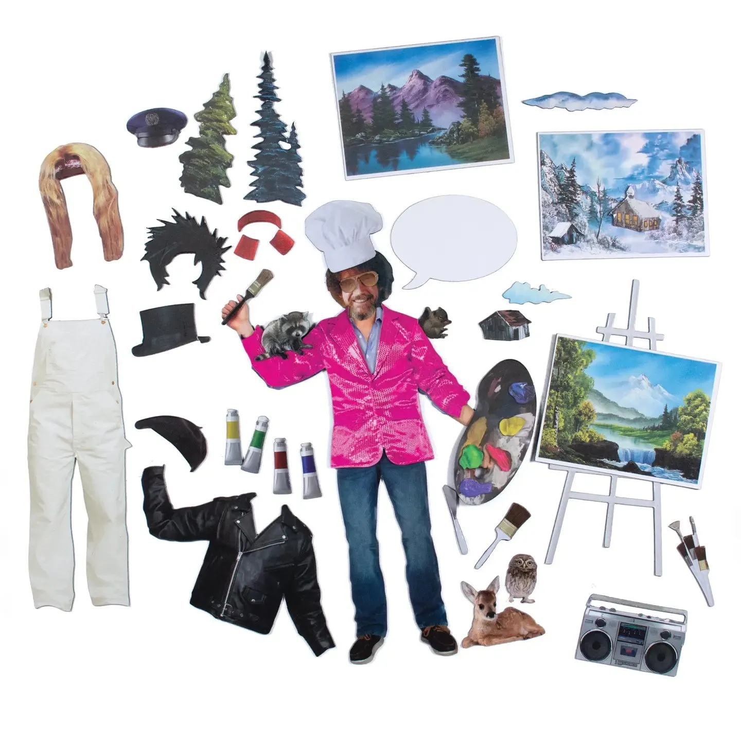 Bob Ross Magnetic Play Set