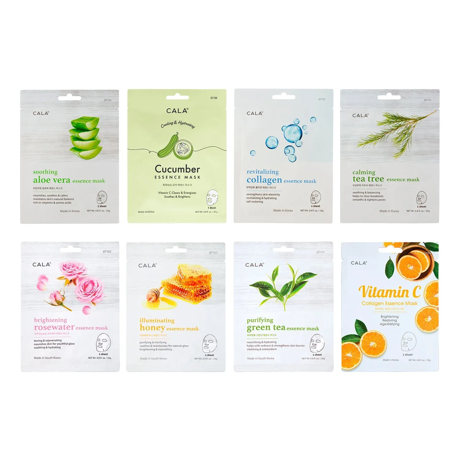 Cala Essence Facial Masks 5pcs