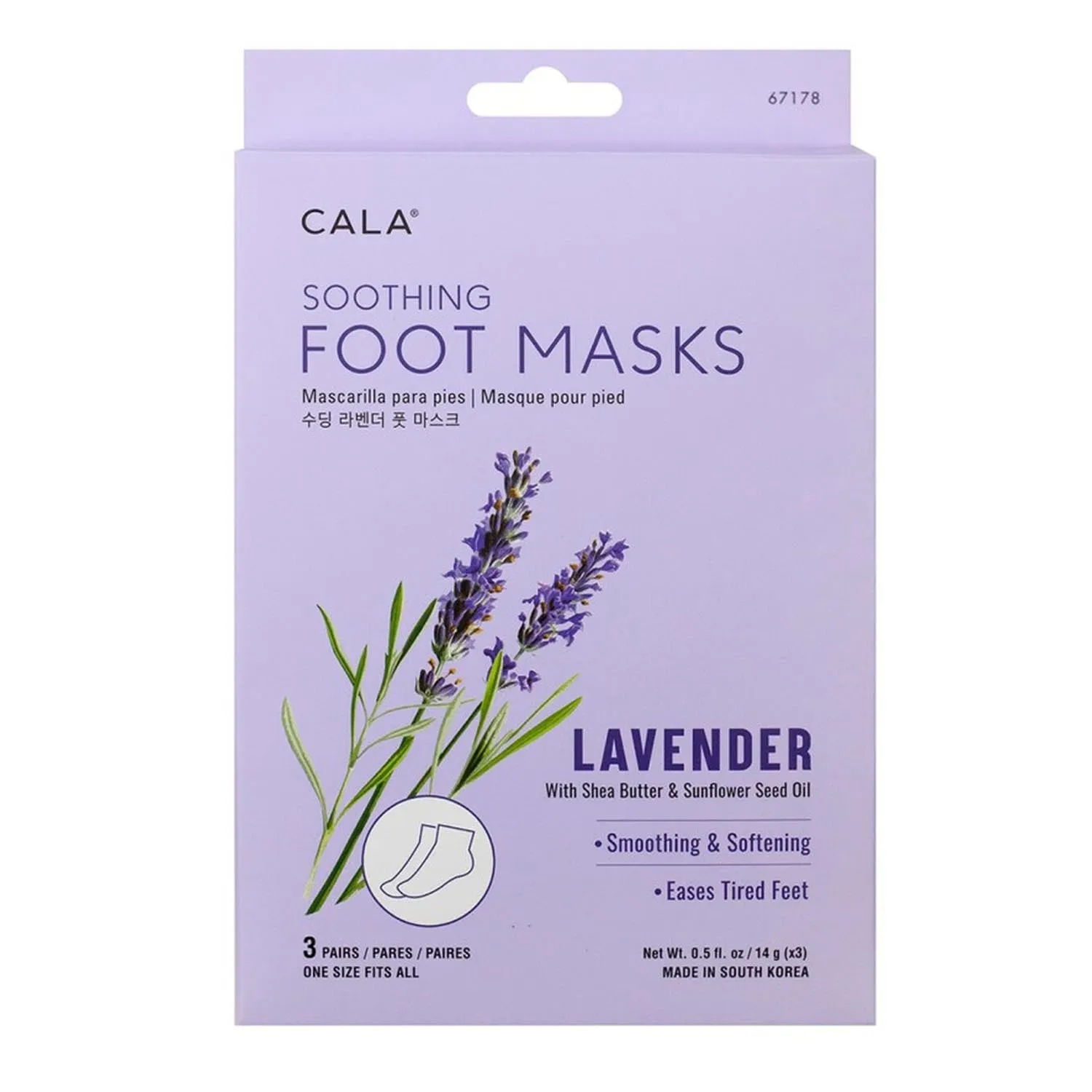 Cala Foot Masks 3 Pairs