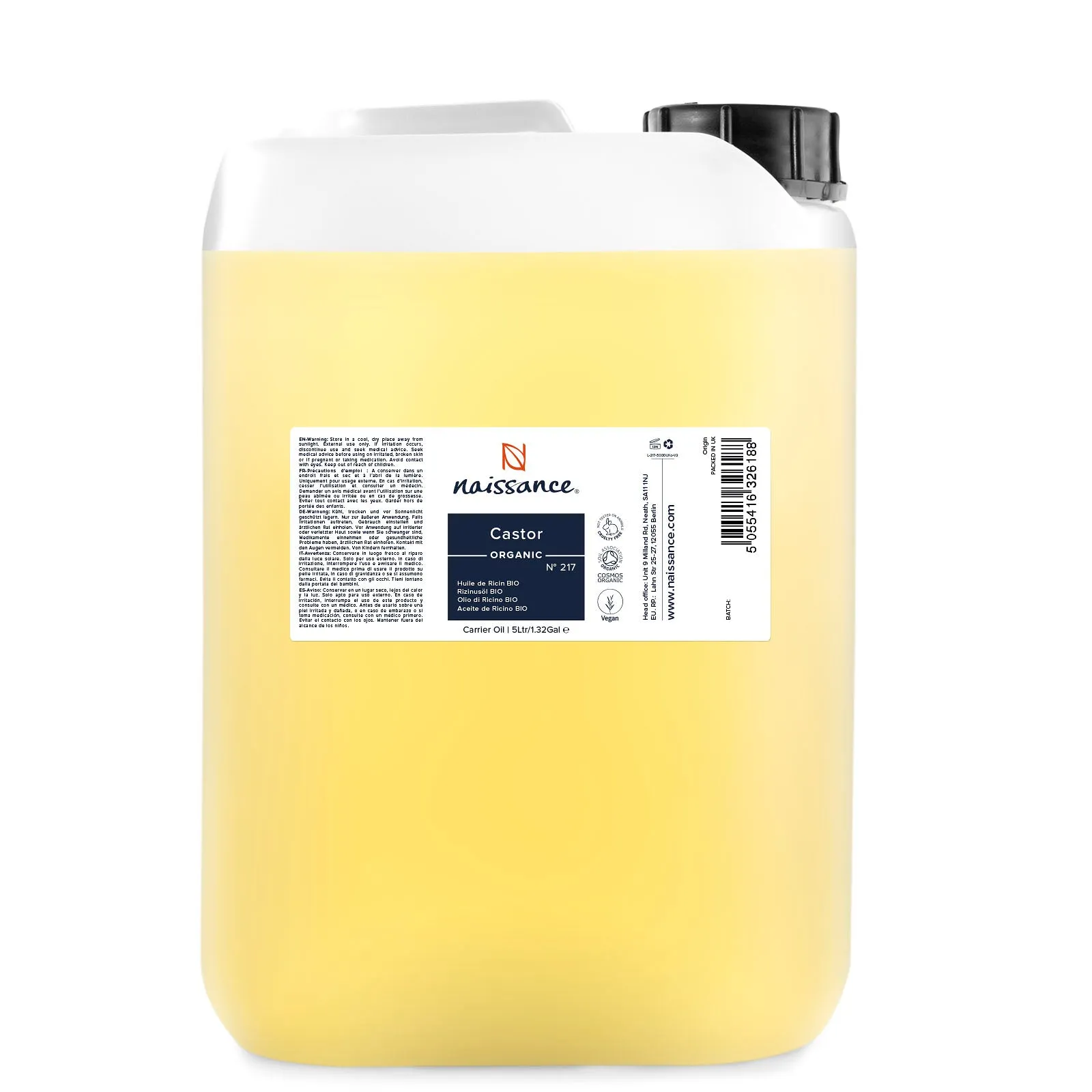 Castor Organic Oil Refill (5 Litre) (N° 217)