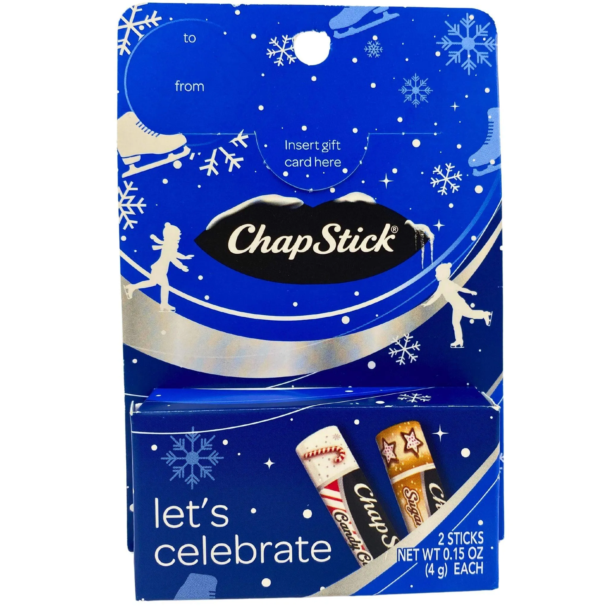 Chapstick Let's Celebrate includes Candy Cane & Sugar Cookie (50 Pcs Lot)