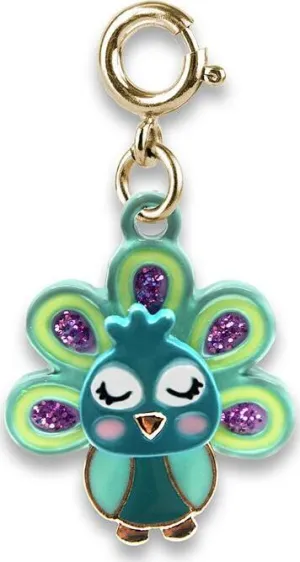 Charm It! Swivel Peacock