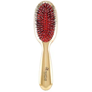 Classic Signature Gold Paddle Boar Bristle Hair Brush (2 sizes and 2 bristle types)