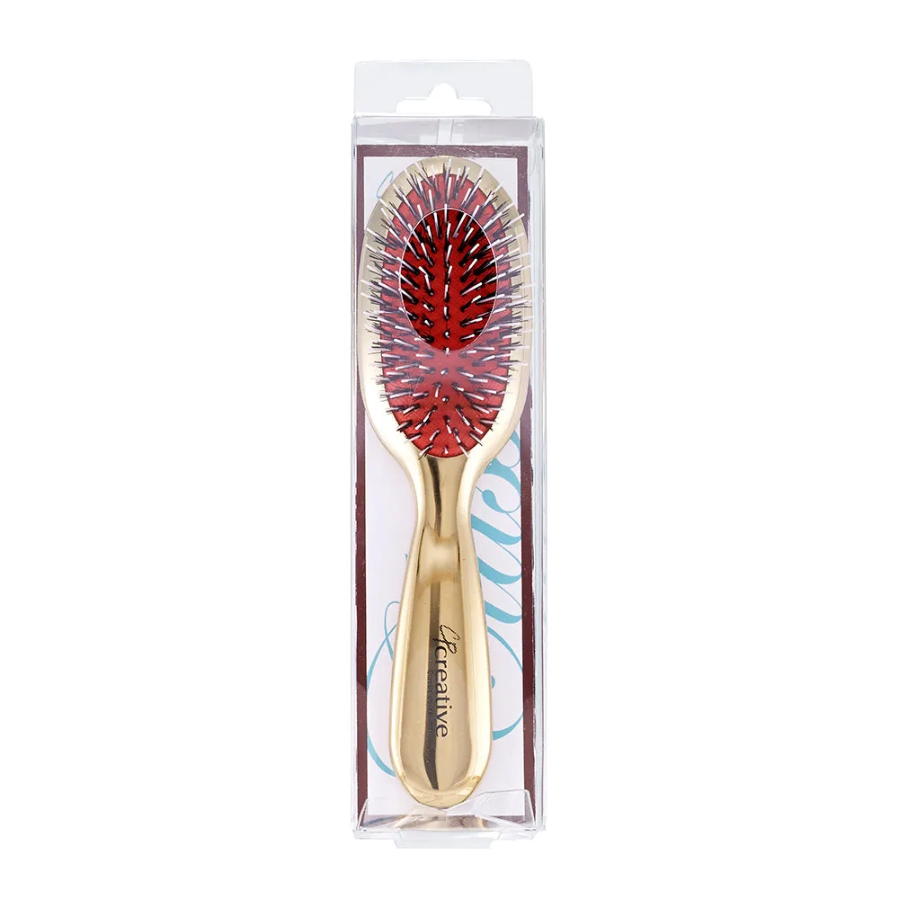 Classic Signature Gold Paddle Boar Bristle Hair Brush (2 sizes and 2 bristle types)