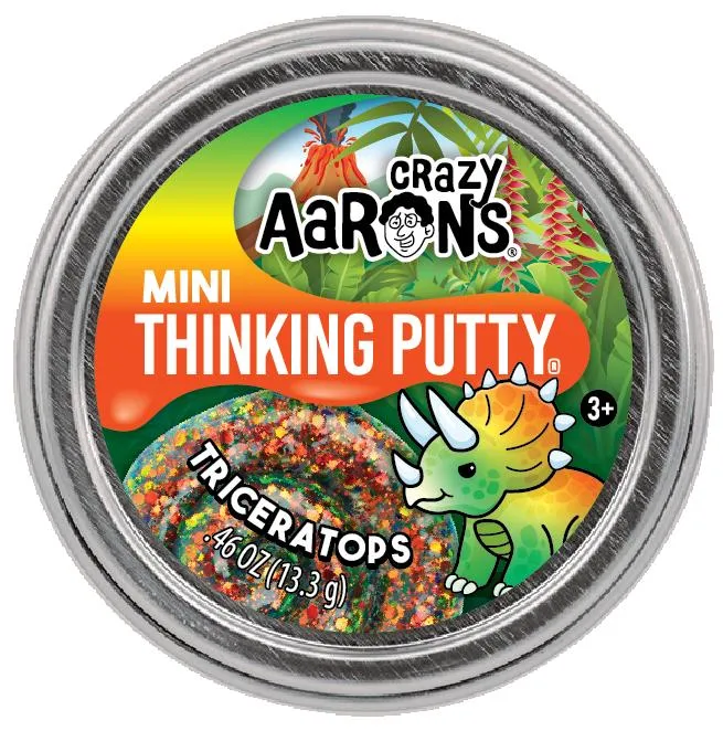 Crazy Aaron's® Thinking Putty® Mini - Triaceratops