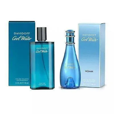 Davidoff Cool Water Set - EDT Perfume for Men 125 ml   EDT Perfume for Women 100 ml