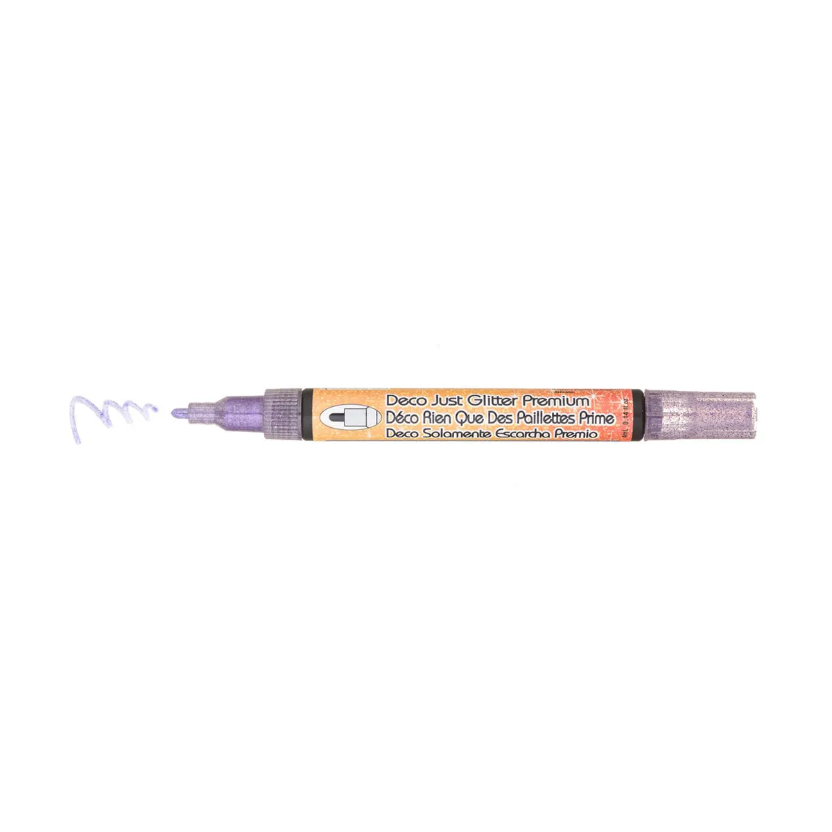 DECO JUST GLITTER PREMIUM FABRIC MARKER // VIOLET