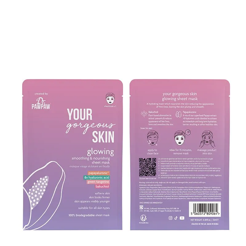 Dr Paw Paw Your Gorgeous Skin Glowing Sheet Mask