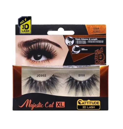 Ebin New York 3D Lashes Majestic Cat XL