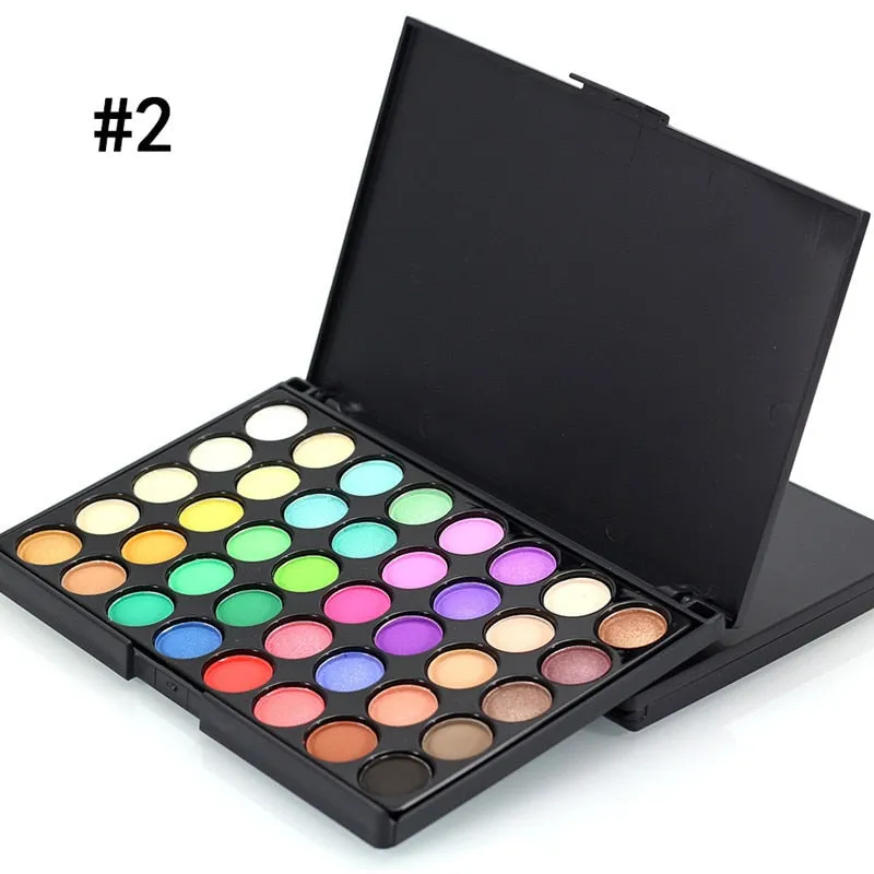 Eye Makeup Nudes Palette 40 Color Matte Eyeshadow glitter powder