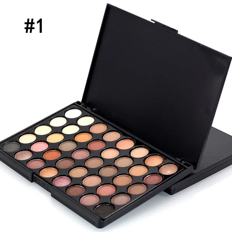 Eye Makeup Nudes Palette 40 Color Matte Eyeshadow glitter powder