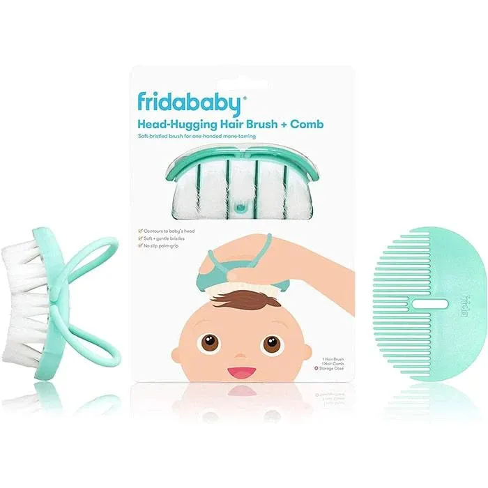 Frida Baby Head-Hugging Hair Brush & Comb