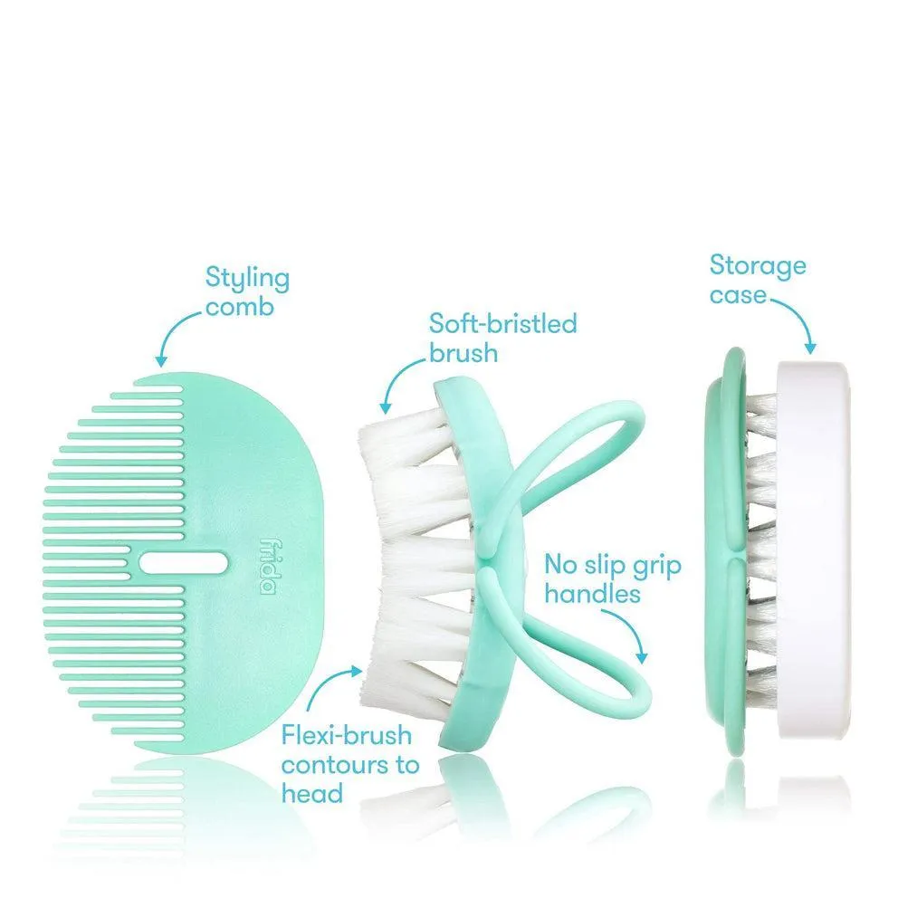 Fridababy Baby Head-Hugging Hairbrush   Styling Comb Set