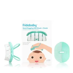 FridaBaby Head-Hugging Hairbrush   Styling Comb Set