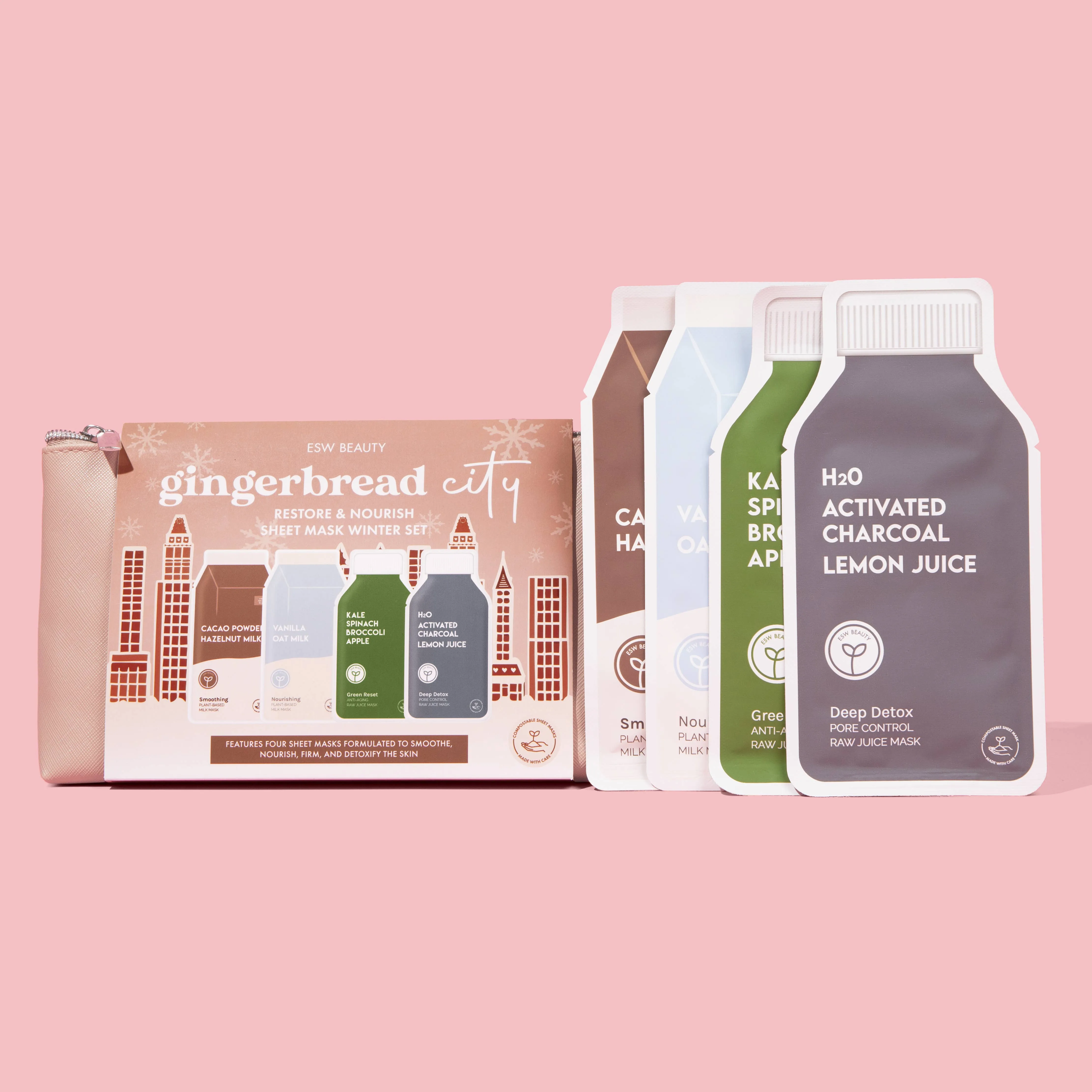 Gingerbread City Restoring & Nourishing Sheet Mask Winter Ki