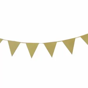 Glitter Bunting Gold 3mx 18cm