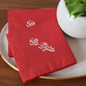 Go Rebs Beverage Napkins