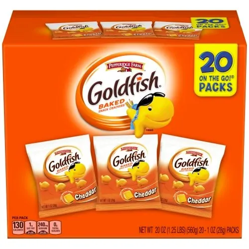 Goldfish Cheddar On the Go Multipack 20ct