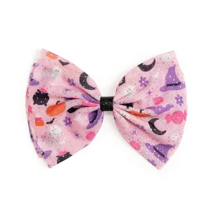 Halloween Tulle Bow Clip