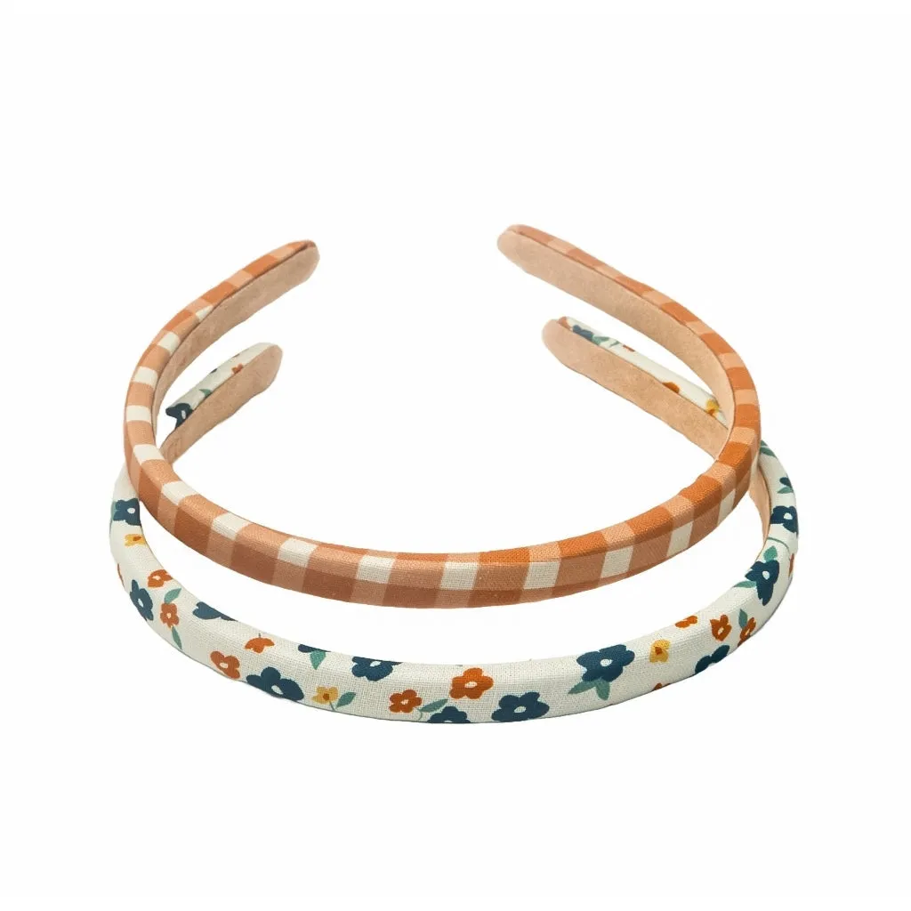 Headband Set of 2 - Sienna Gingham   Meadow