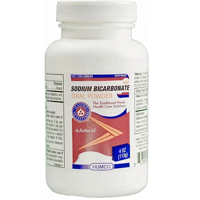 Humco Sodium Bicarbonate Heartburn Relief Powder, 4.2 oz