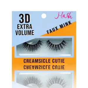 J-lash 3D Extra Volume Faux Mink Lashes - Creamsicle Cutie