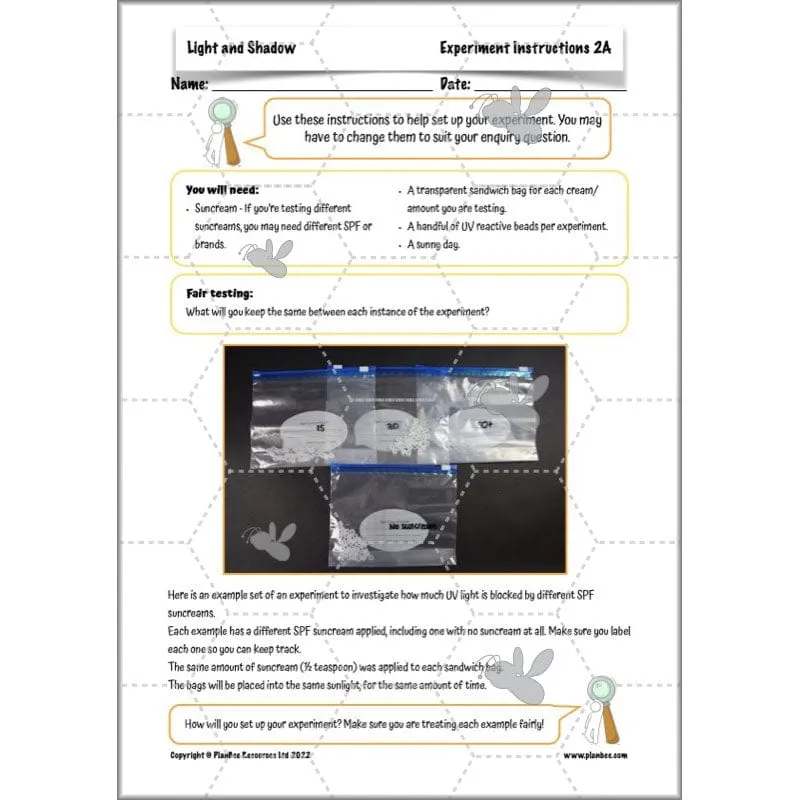 Light and Sound Topic