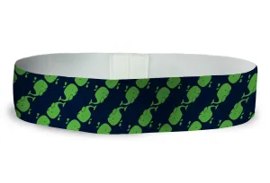 Loopty Loop Mini Whales Navy Green