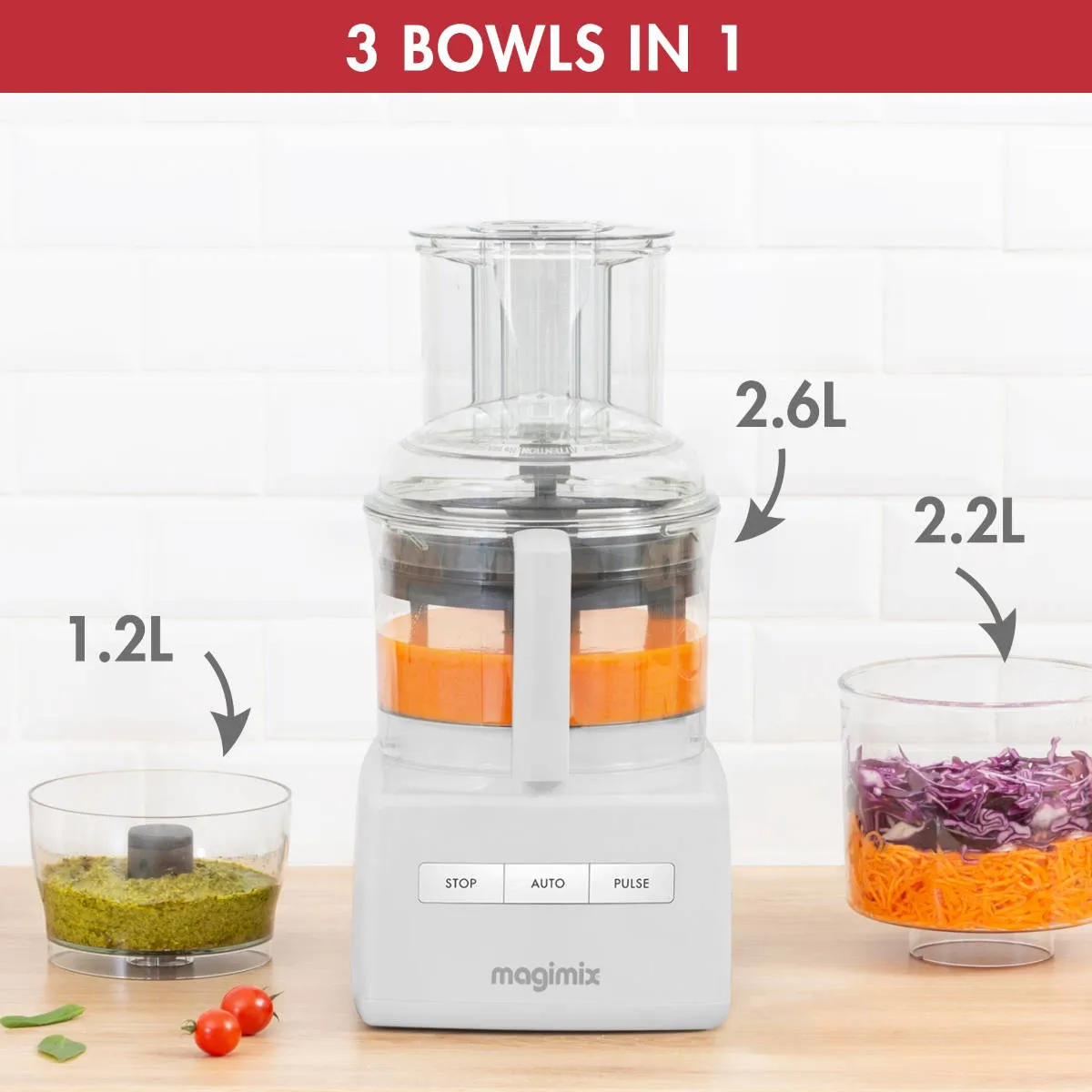 Magimix 3200XL Food Processor White