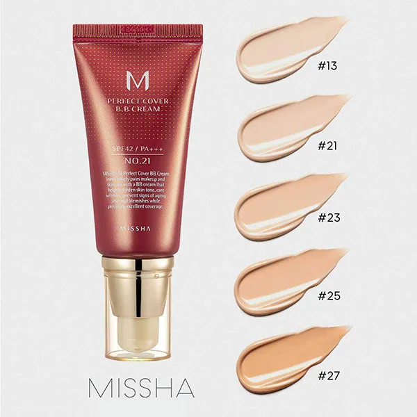 Missha M Perfect Cover BB Cream SPF42 PA    50ml