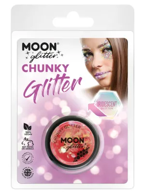 Moon Glitter Iridescent Chunky Cherry