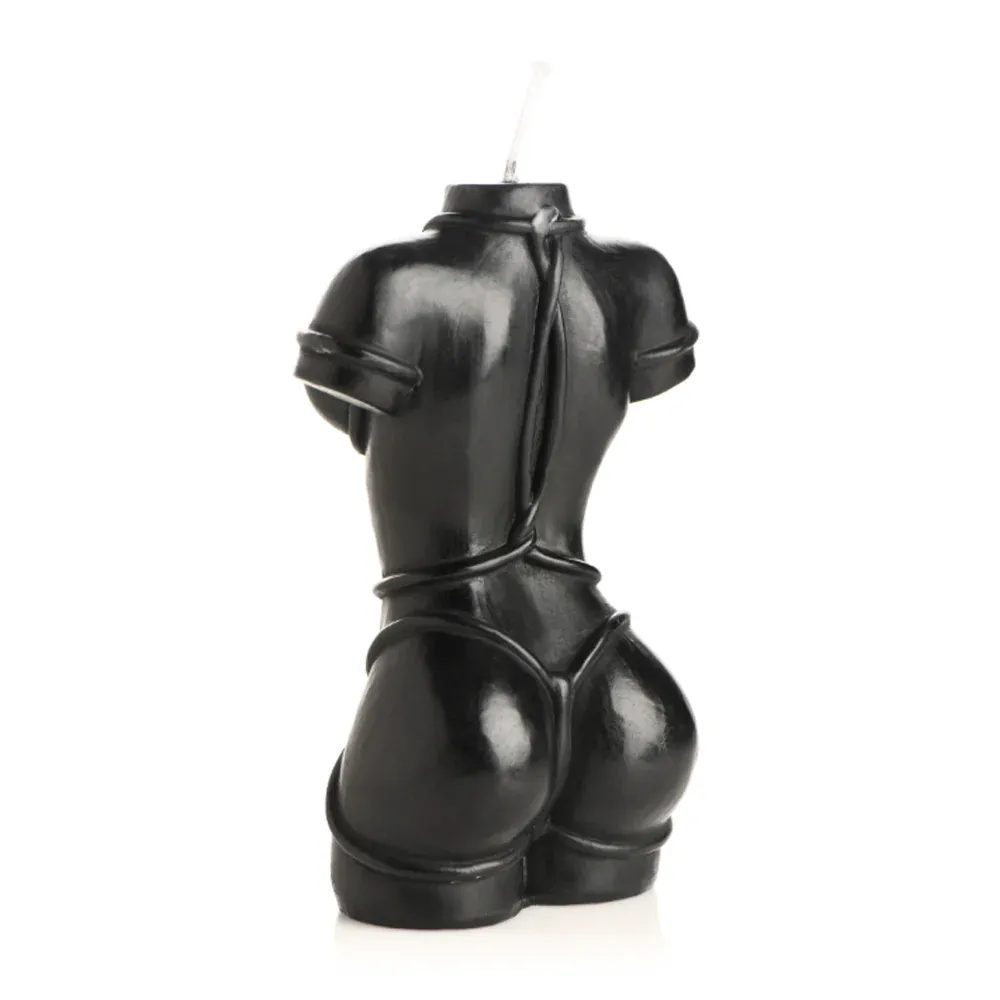 MS ''Bound Goddess'' Drip Candle -Black