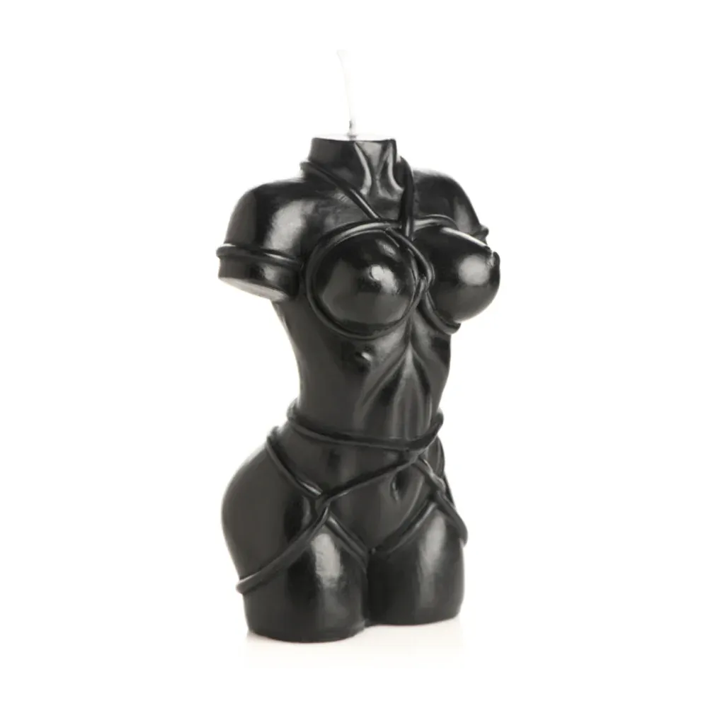 MS ''Bound Goddess'' Drip Candle -Black