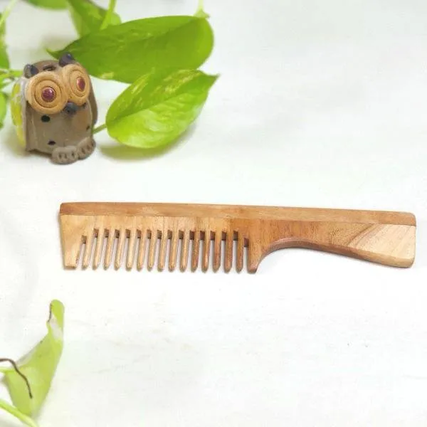 Neem Comb- Neem Wood Comb with Handle