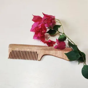 Neem Comb- Neem Wood Comb with Handle