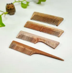 Neem Wood Comb - Set of 4