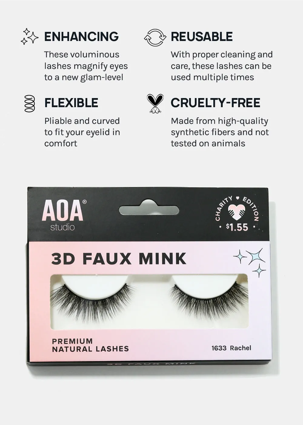 Paw Paw: 3D Faux Mink Lashes - Rachel