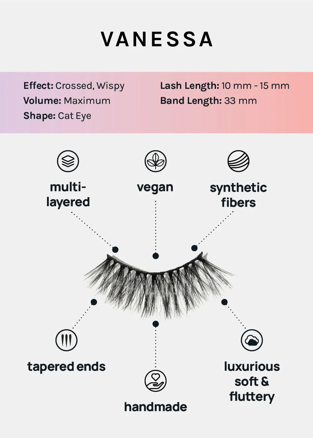 Paw Paw: 3D Faux Mink Lashes - Vanessa