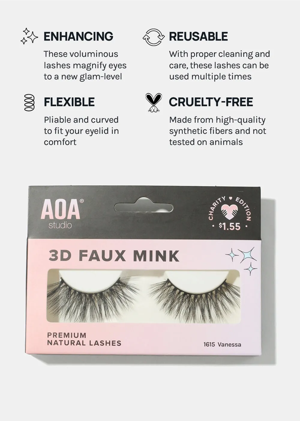 Paw Paw: 3D Faux Mink Lashes - Vanessa