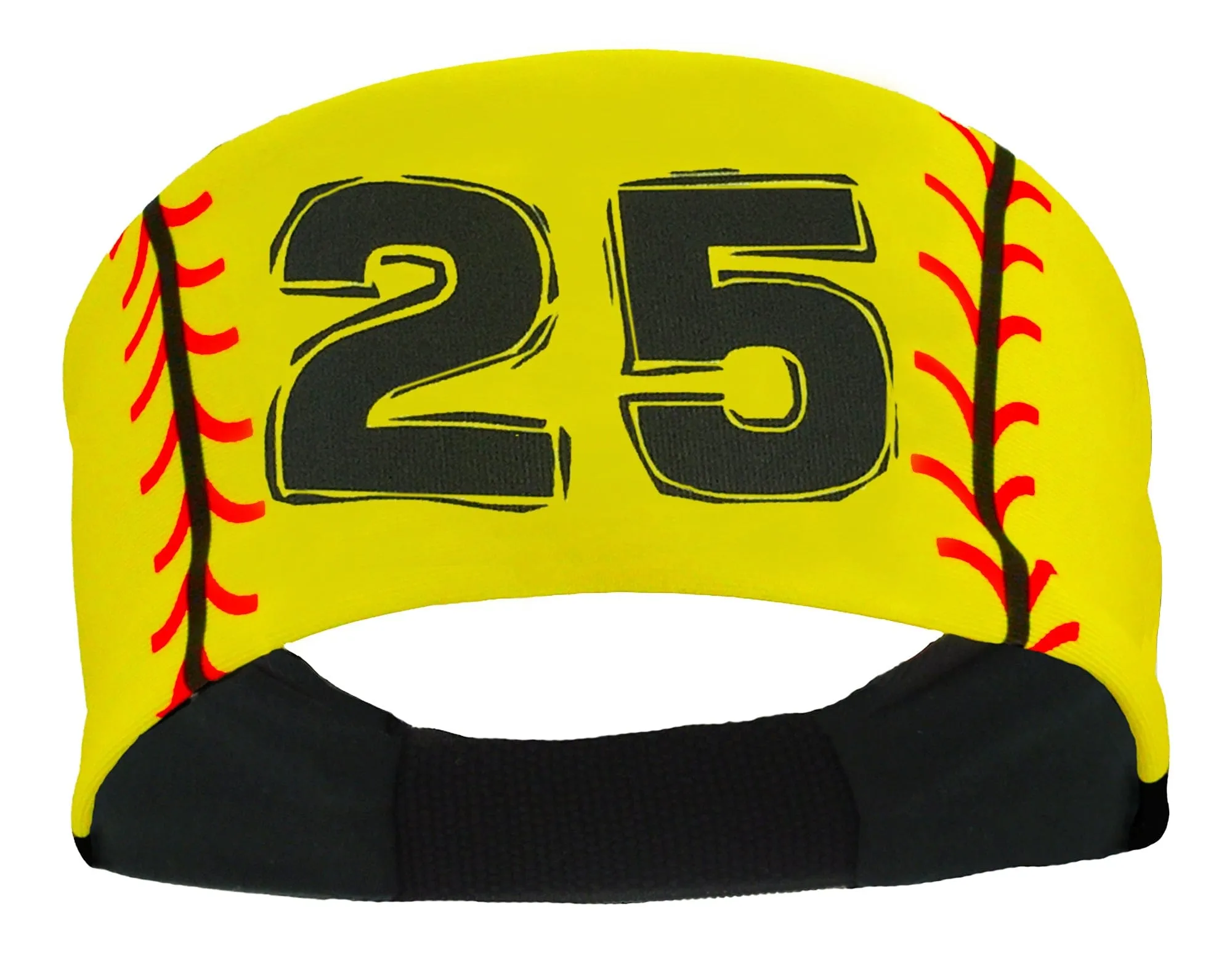 Player ID Softball Stitch Headband (numbers 00-39)