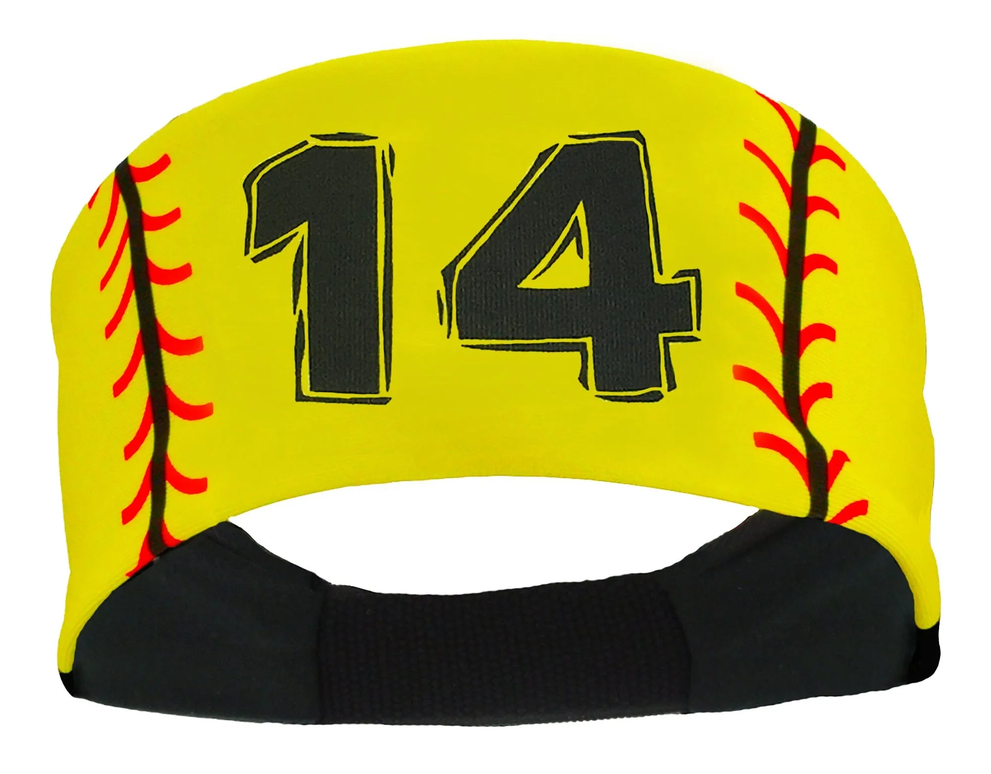 Player ID Softball Stitch Headband (numbers 00-39)