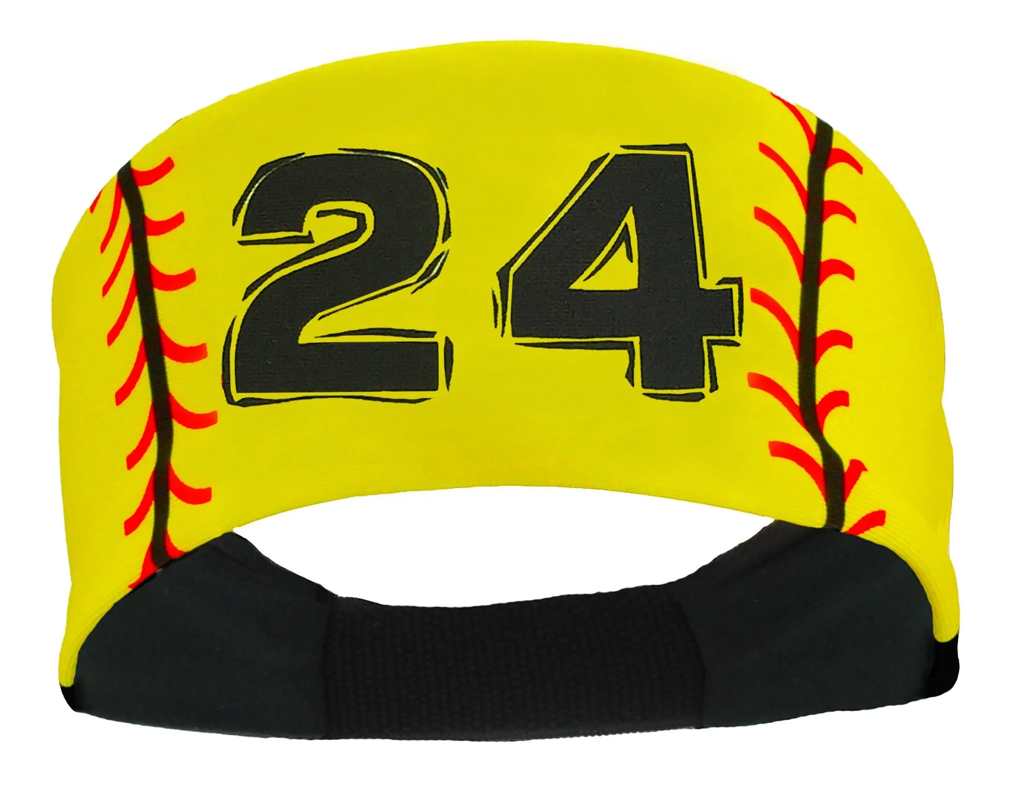 Player ID Softball Stitch Headband (numbers 00-39)