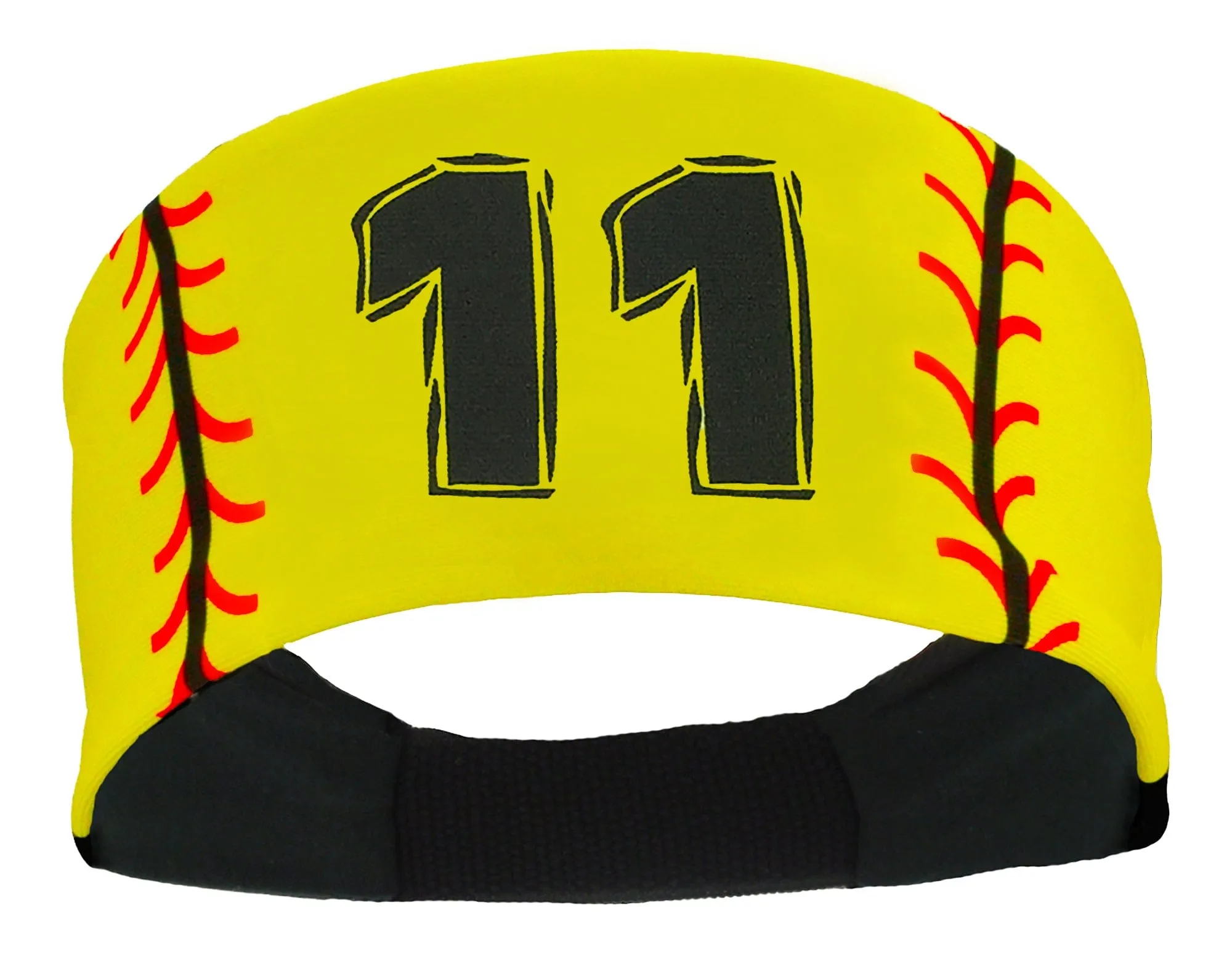 Player ID Softball Stitch Headband (numbers 00-39)