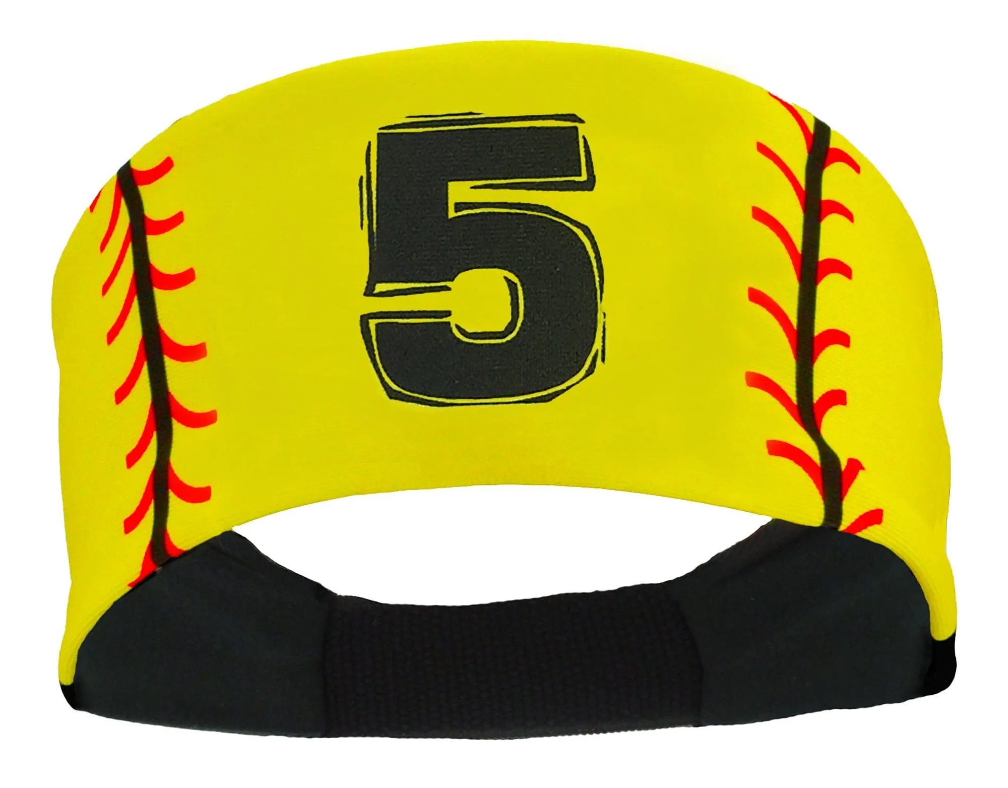 Player ID Softball Stitch Headband (numbers 00-39)